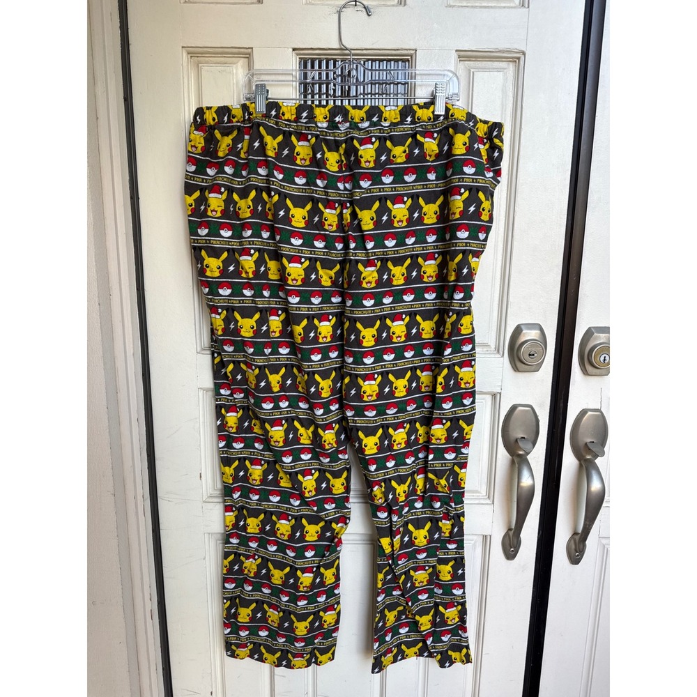 Hanna Andersson Pokemon Pikachu Pajama Pants‎ Mens Sleepwear Pants Size XXL